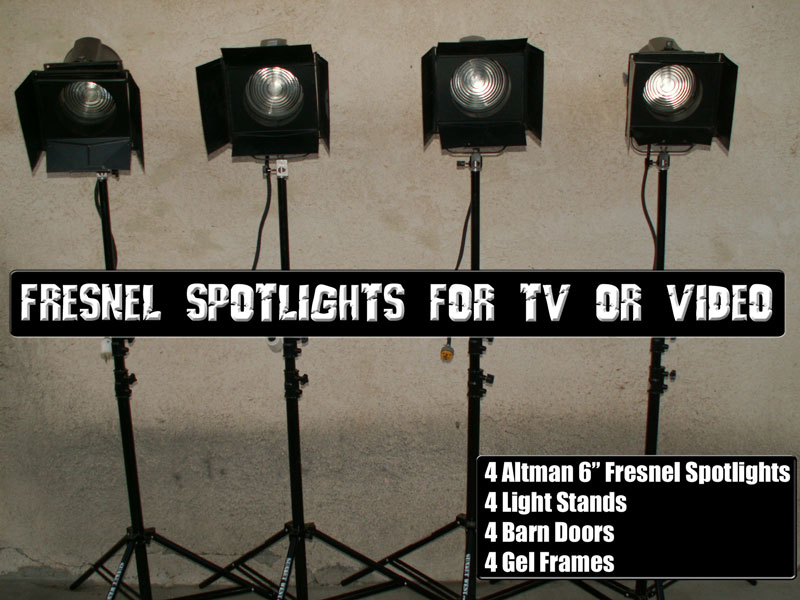 Television, Movie or Video Lighting 