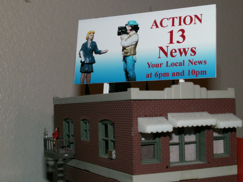 Action 13 Local News at 6pm 10pm Billboard Sign