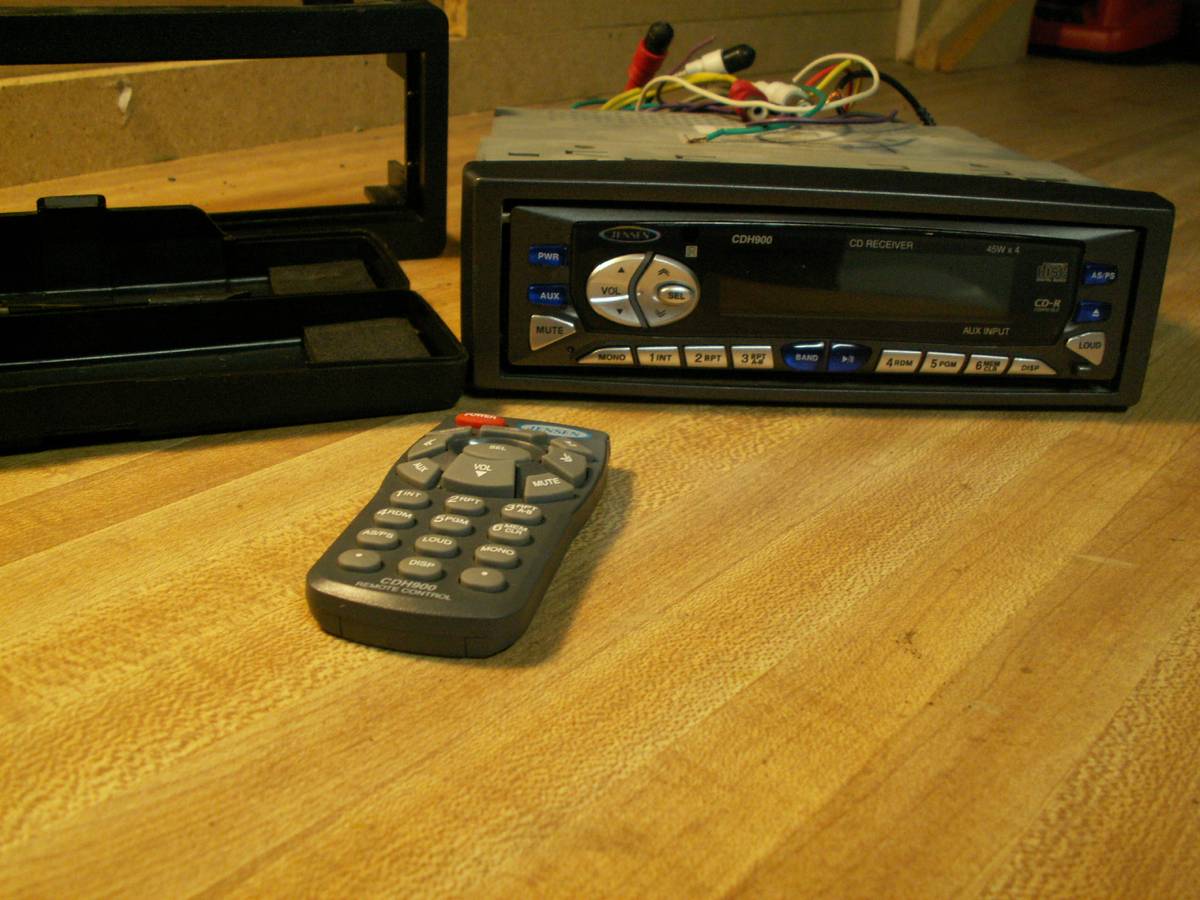 Jensen car stereo with remote