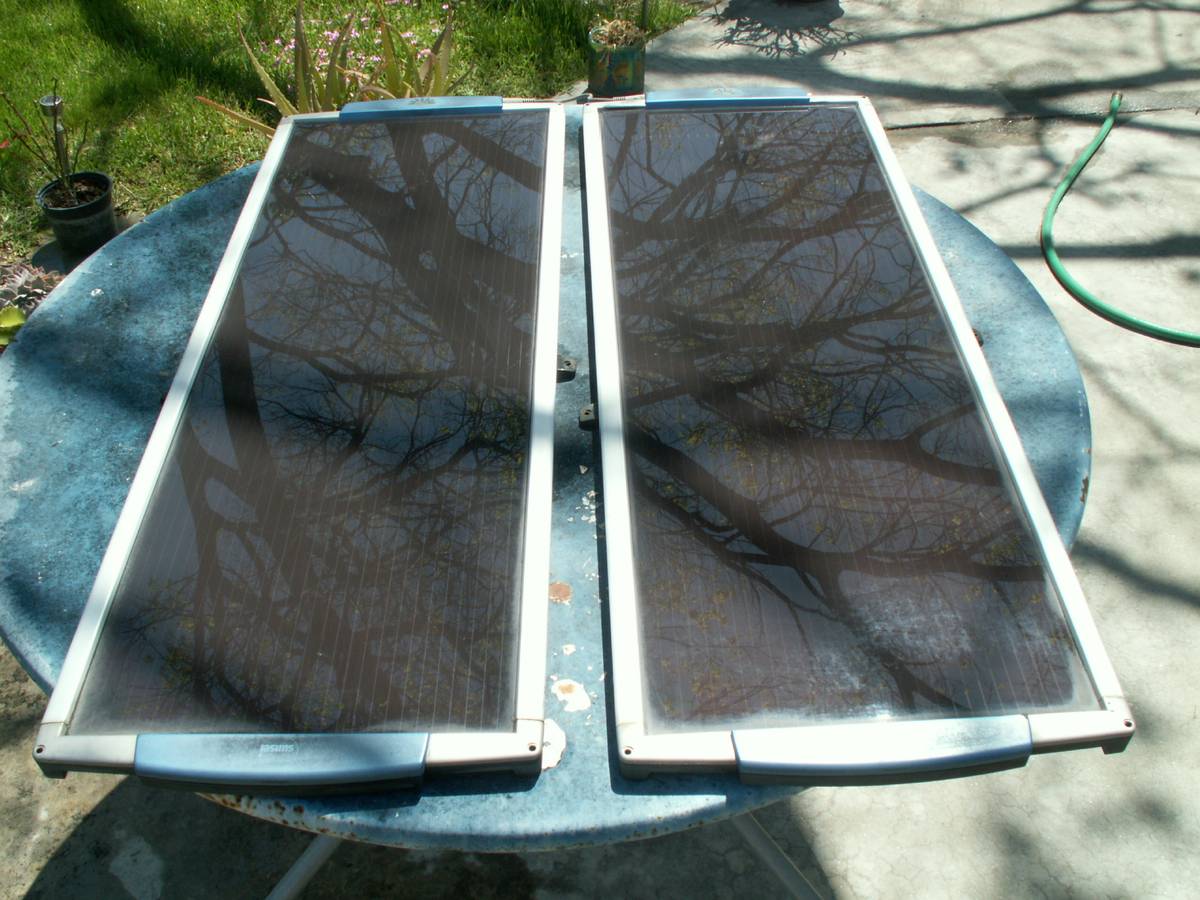 Two 18 Watt 12 Volt ICP Battery Saver Solar Panels for RV